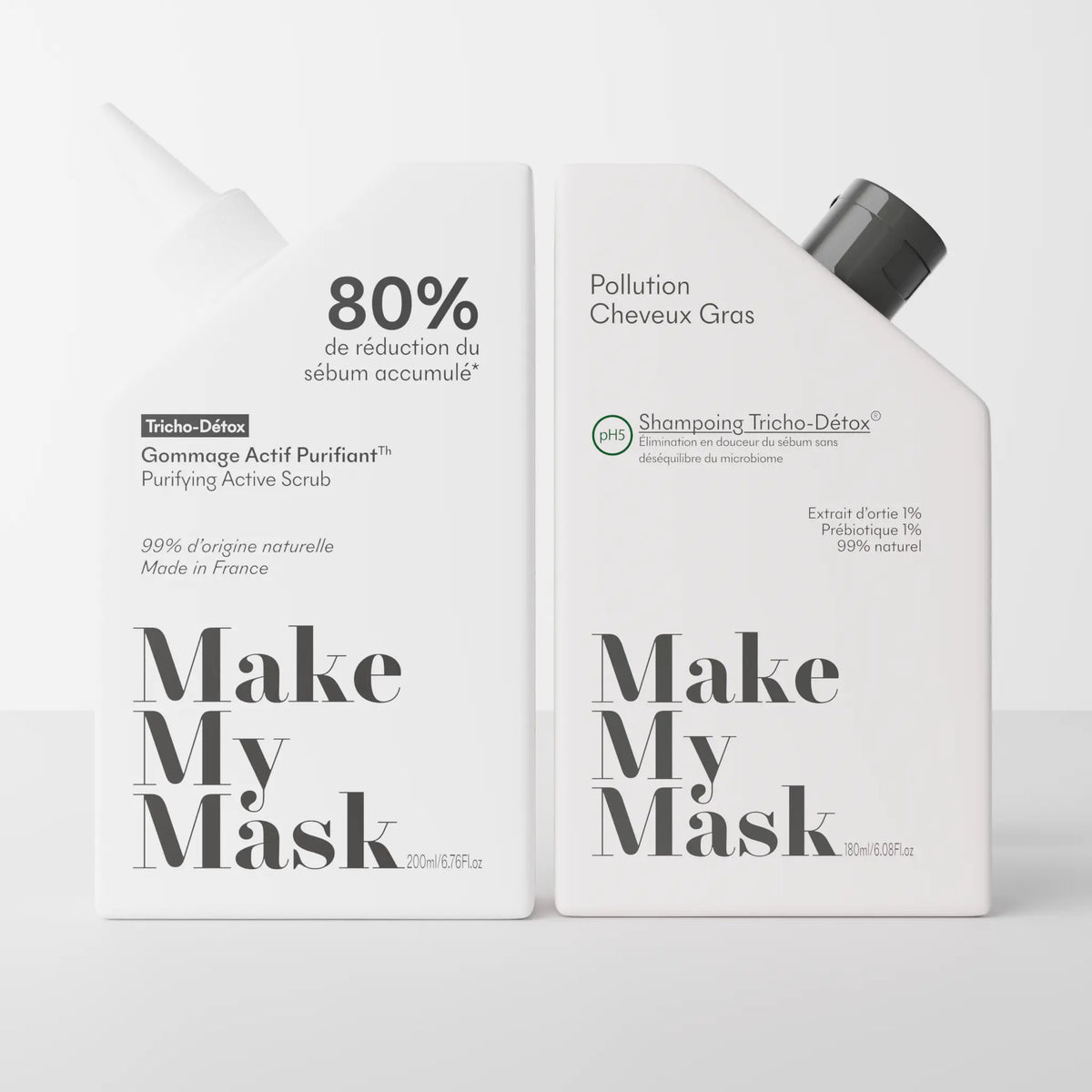 Duo Gommage Actif + Shampoing Purifiant