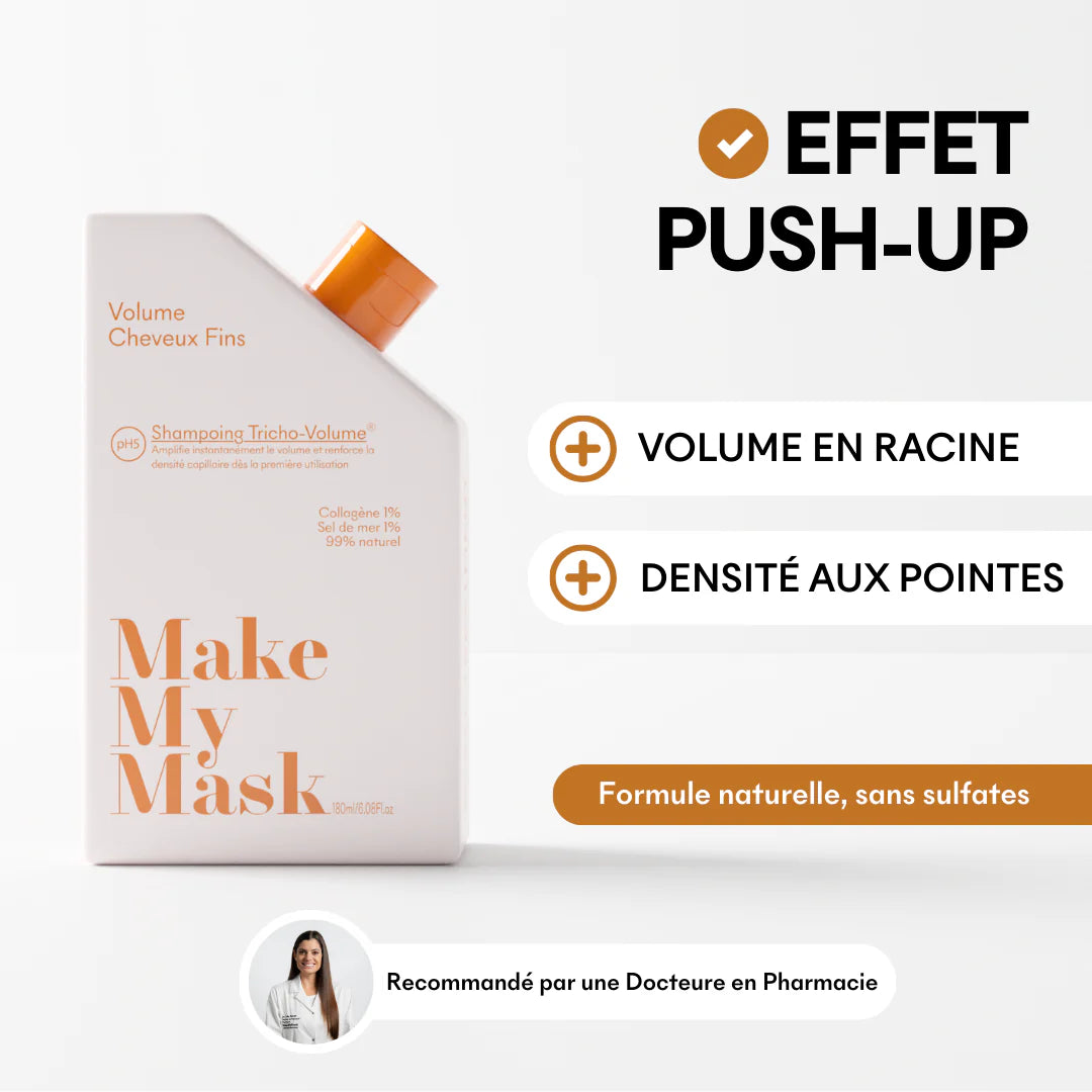 Duo Gommage Actif + Shampoing Volumisant